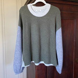 Madewell Colorblock Sweater, L